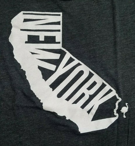 Camiseta The Chive New York Forma California Damas Carbón Talla XL Chivery NY CA - Imagen 2 de 5
