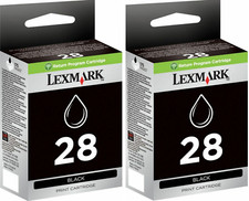 Cartucce di inchiostro nuove originali Lexmark 28 2 pezzi serie X X5340 X5495 serie Z1310