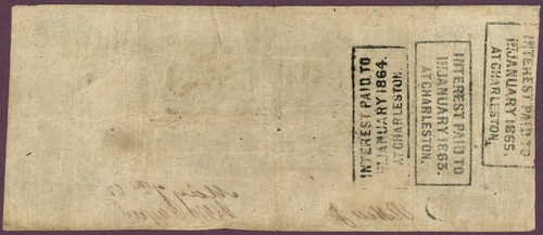 T-39 PF-1 CR-289 1862 Confederate States of America CSA $100 No.1673 (L0314) - Picture 2 of 2