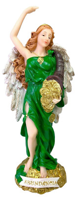 Angel De La Abundancia 9" Abundance Angel Resin Religious Statue | eBay ...