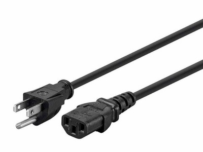 10 Lot Power Cord Cable Desktop Computer Monitor 6ft IEC320 3-Prong Heavy Duty