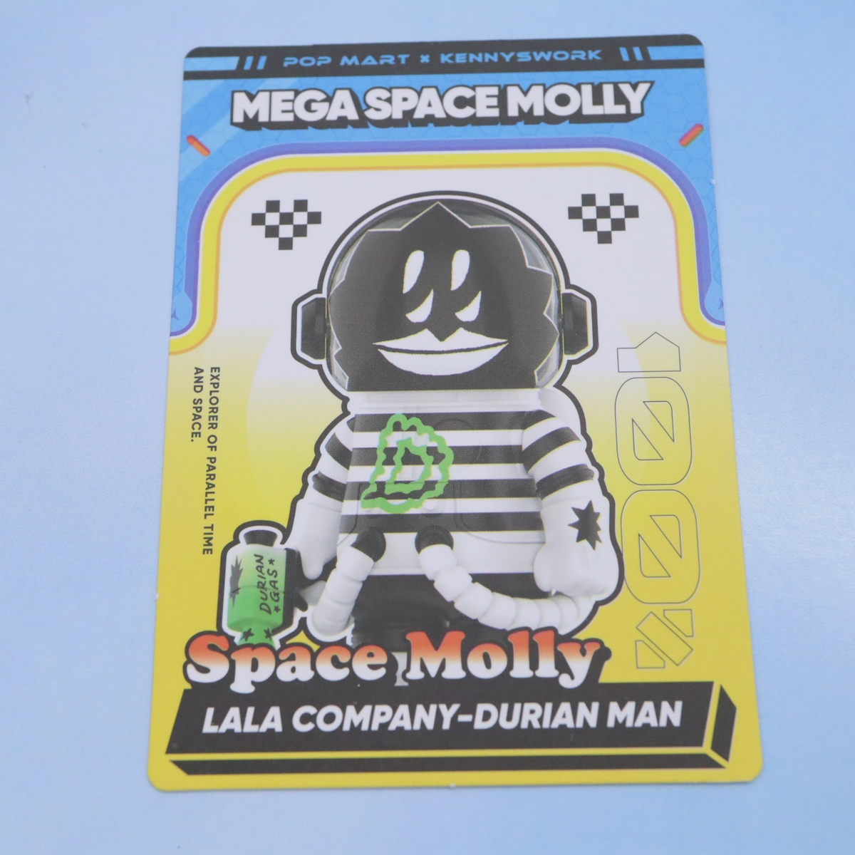 Mega Space Molly Lala Company DURIAN MAN 100% Series 4 Pop Mart