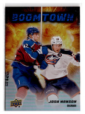 2025-26 Upper Deck Boomtown Josh Manson #BT-9 Colorado Avalanche