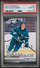 2024-25 UPPER DECK SERIES TWO #451 MACKLIN CELEBRINI YOUNG GUNS PSA 10