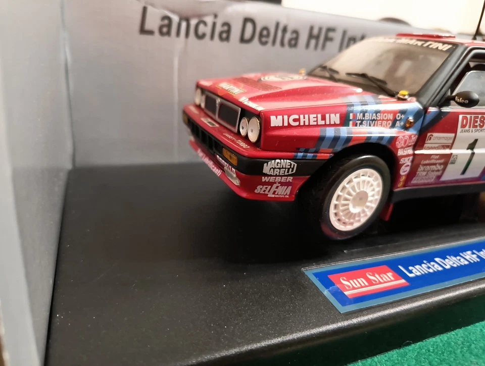 Delta HF Integrale 16v 1/18 Sanremo Rally 1989 Sunstar - Immagine 2 di 4