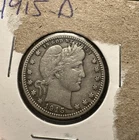 1915 D Barber Quarter