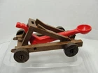 Playmobil Knights Parts Lot Geobra Catapult Fence Yoke Accessories Vintage 2000s
