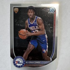 Topps Chrome Rookie VJ Edgecombe #253 Philadelphia 76ers 2025-26 Basketball