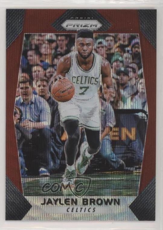 2017-18 Panini Prizm Ruby Wave Prizm Jaylen Brown #11 01su
