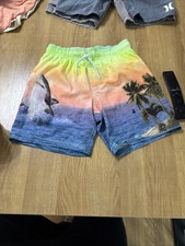 Wonder Nation UPF 50 Plus Quick Dry Swim Shorts M 8-10 