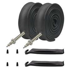 Heavy Duty Bike Tubes 700x23/25C Presta Valve 48mm/60mm/80mm 2 Pack