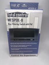 URC Total Control Network Switch MFSPOE-8 & Power Supply