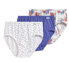 Jockey 3-Pack Elance Hipster Comfort 100 Cotton 1488 5/S Grape Dot NIP