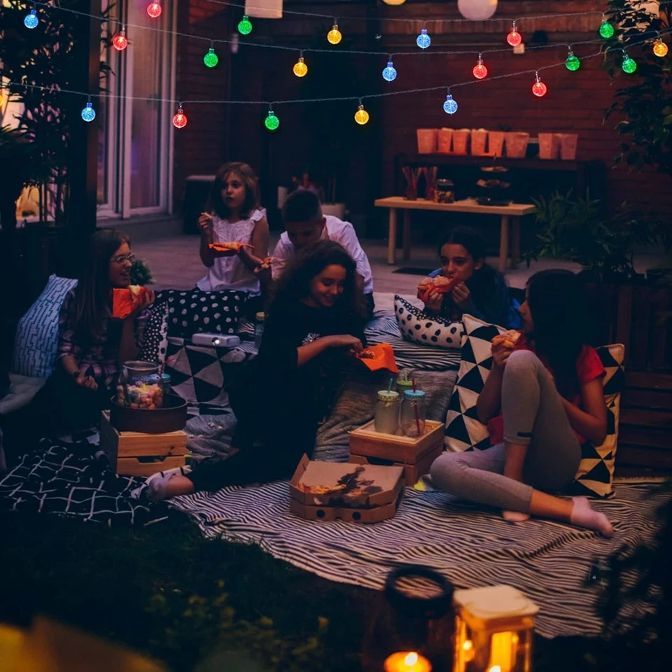 30/50/60 LED Battery Operated Wire String Fairy Lights Christmas Decor Remote - Image 2 of 4