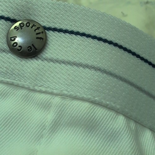 Vintage Le Coq Sportif Arthur Ashe White Tennis Shorts - Picture 10 of 12