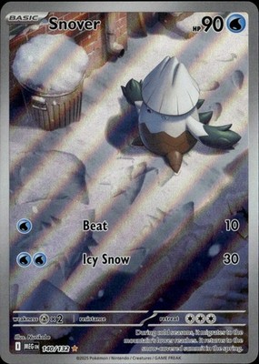 Snover Illustration Rare MEG ME01: Mega Evolution 140/132 NM