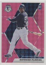 2021 Panini Mosaic Rookie Fluorescent Pink Prizm 9/10 Estevan Florial #247 13hc