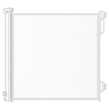 Spaceany Retractable Baby Gate or Mesh Dog Gate 33.5" Tall, Up to 55" Wide