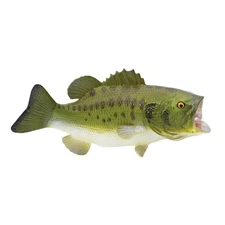 Safari Ltd. Largemouth Bass Figurine - Hand-Painted, Authentic 6.25" Model Figur