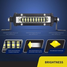 Led Work Bar 27w 9led Off Road Truck Suv Fog Spotlight