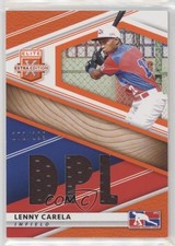 2020 Panini Elite Extra Edition DPL Material Orange 172/199 Lenny Carela 06vg