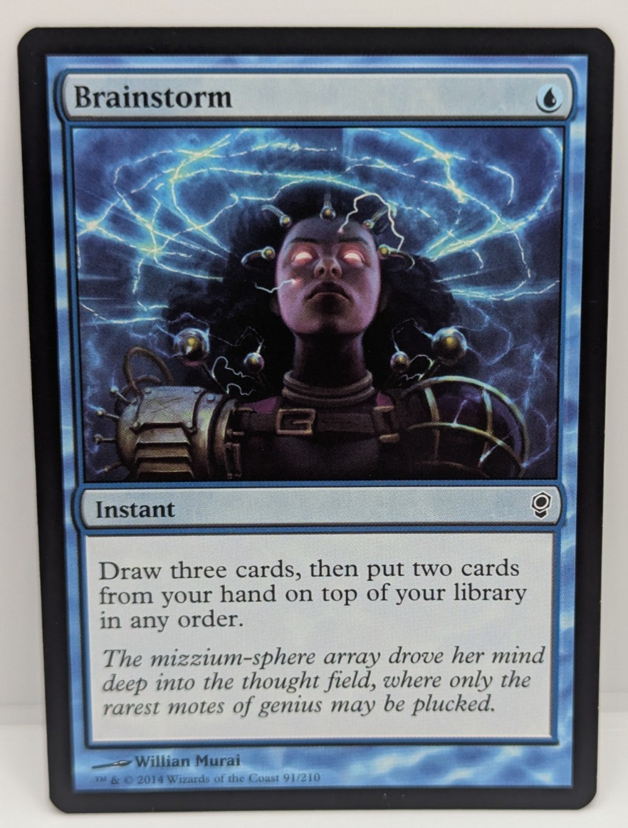 Brainstorm Conspiracy Regular Common NM MTG
