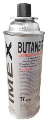 MARKENLOS Universal-Butan-Gaskartusche GB-1a/MsF-1a 420 ml Sicherheitsventil BGK-1, CP250