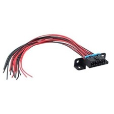 OBD II J1962F OBD2 16 Pin Female Connector Dash Port Open Tinned Wire Pigtail Fu