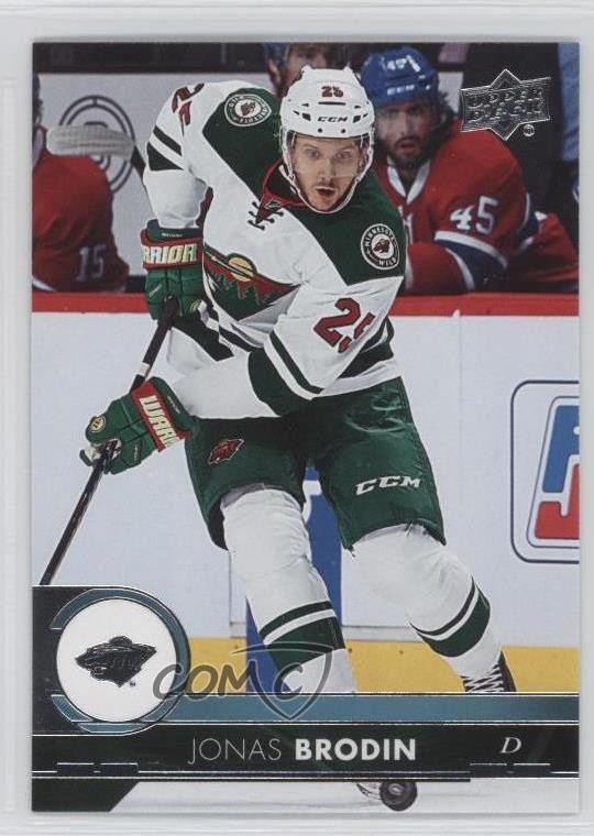 2017-18 Upper Deck Jonas Brodin #97 0a4