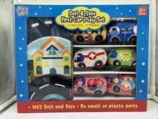 NEW Soft & Safe First Car Play Set - Baby Toy - 0+ Months - FREE SHIPPING