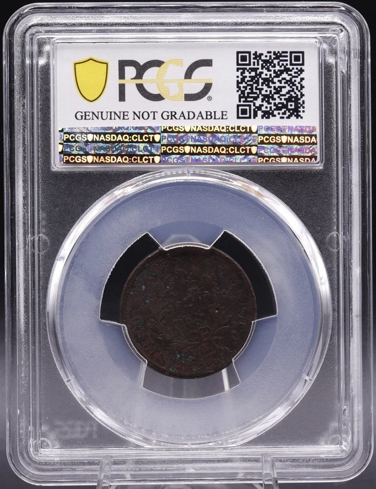 1808 Draped Bust Half Cent PCGS VG Details – Env. Damage – Rotated Dies C-3 - Image 4 of 4