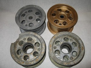 GO POWER VINTAGE GO KART WHEELS 5 Inch