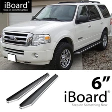 APS Running Board Polished 6" Fit Ford Expedition SUV 4-Door 97-17