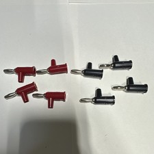 Lot Of 8. New Pomona Banana Plugs. Model 1825-0 And 1825-2. Old Stock. Vintage