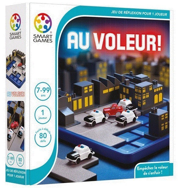 Smart Games Au Voleur casse-tete de police et jeu educatif de logique 3D