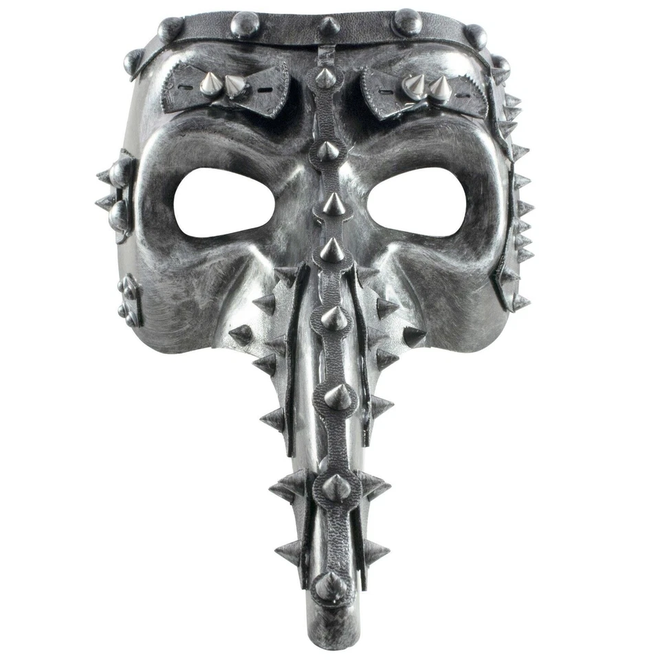 Steampunk MASQUERADE Mask | Long Nose MENS Mask | Fancy Dress FILIGREE PROM BAL - Image 4 of 4