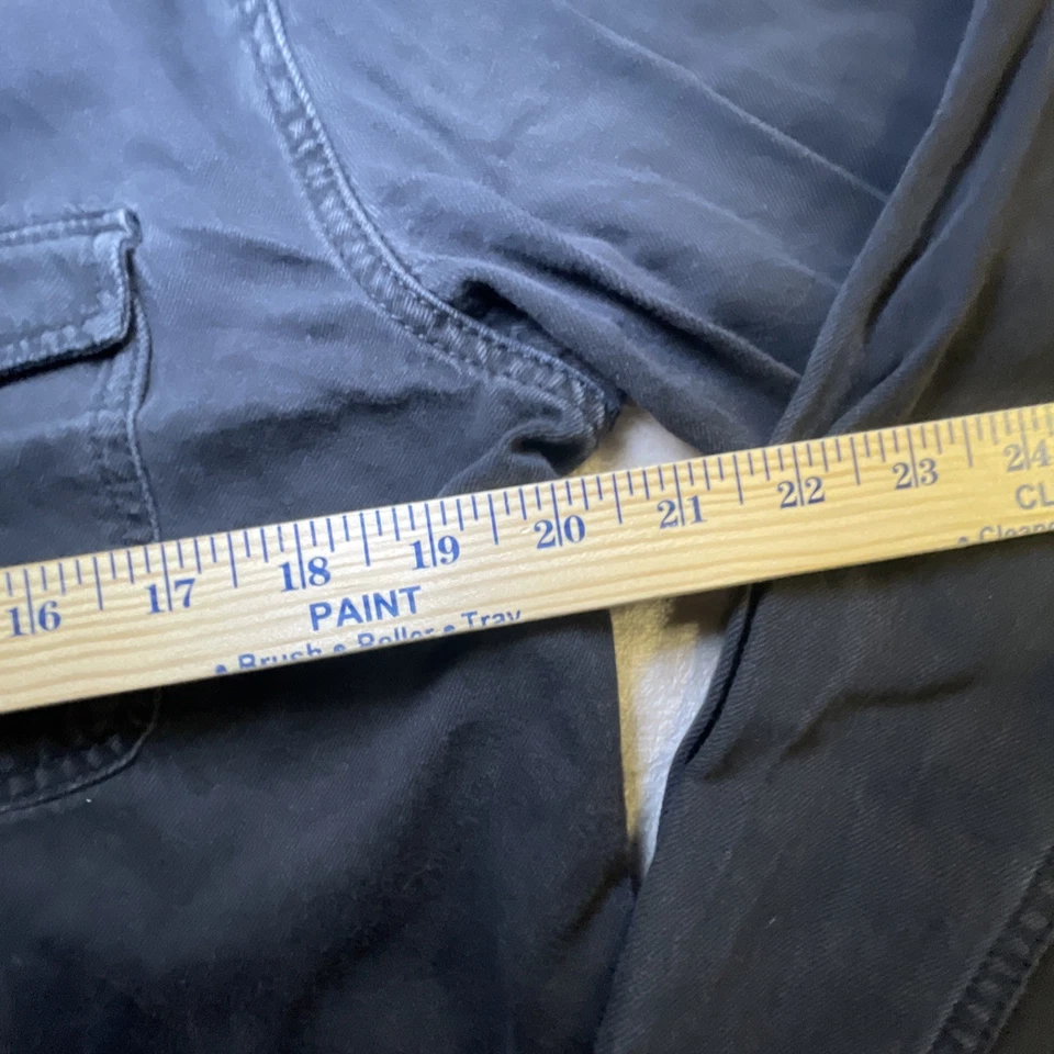 Camisa Zara Calce Relajado Negra Perlas Envejecidas Denim Manga Larga Talla MEDIANA Foto 3 de 4