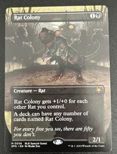 Rat Colony (Borderless) #56 (NM) Special Guests SPG Magic MTG - Regular 