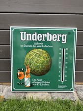 Underberg Thermometer Emailschild Original