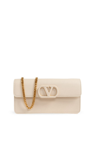 VALENTINO GARAVANI Ivory Chain Wallet Bag New & Authentic