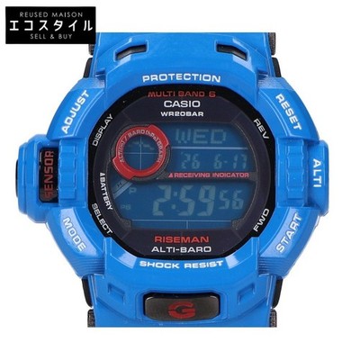 G SHOCK Excellent Condition GW 9200BLJ 2JF RISEMAN Tough Solar Radio Digital