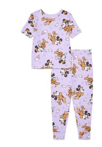 Disney Minnie Mouse Girls 2 PC Pajama Set Size 8 NWT