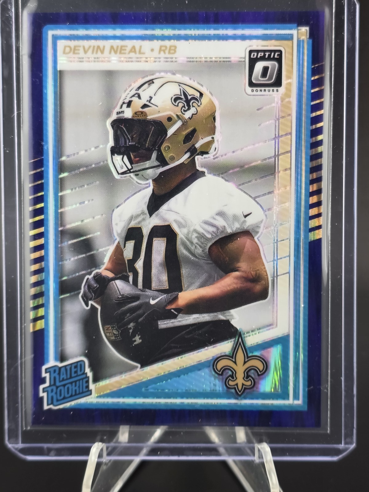 2025 Donruss Optic #282 Devin Neal Purple Shock