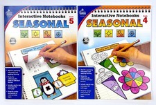 SEASONAL Interactive Notebooks Grade 4 5 Elementary Homeschool Carson Dellosa