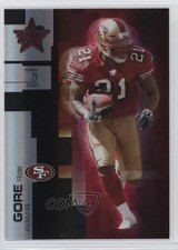 2007 Leaf Rookies & Stars Longevity Parallel Black 2/25 Frank Gore #47 nd3