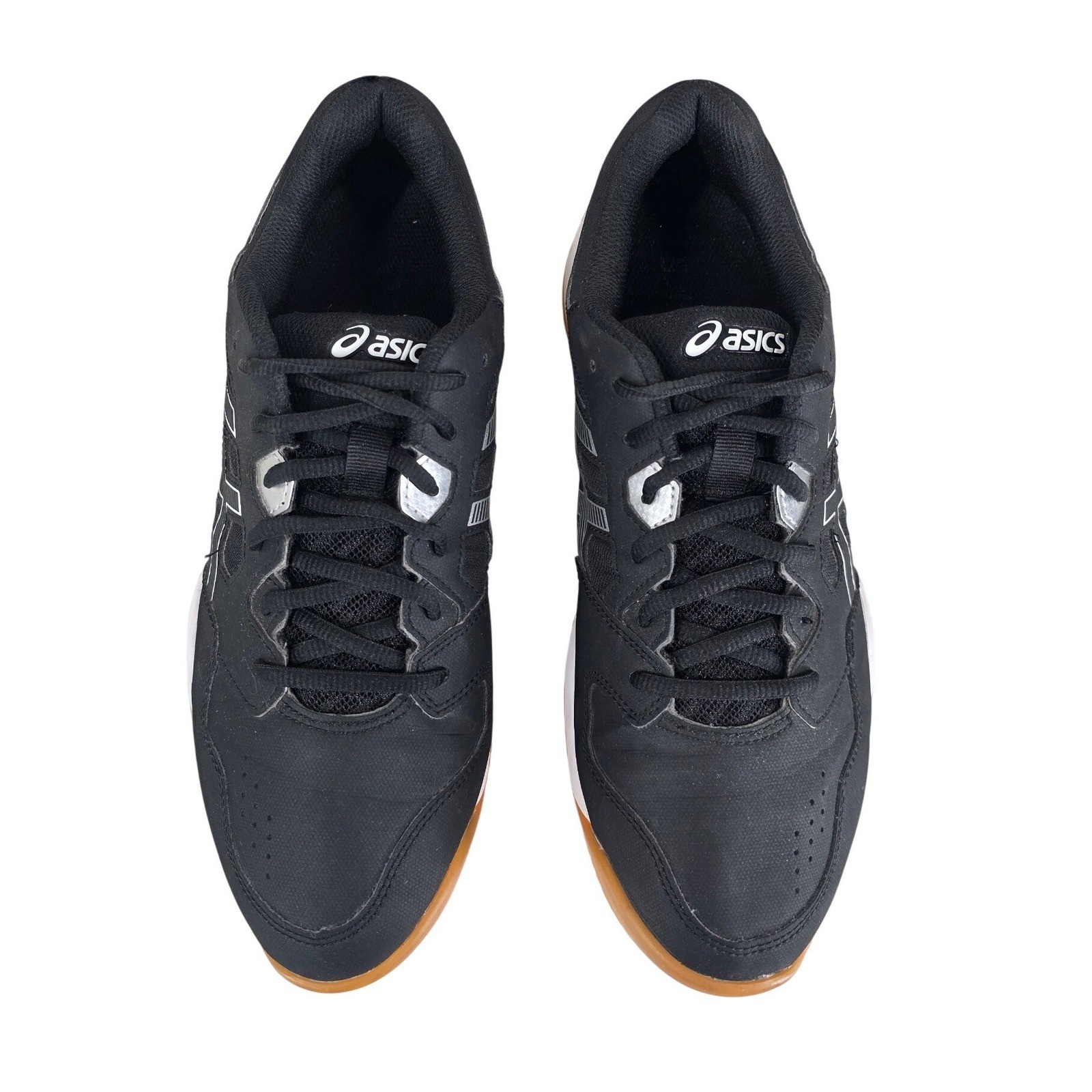 Asics Gel-Renma Mens 9.5 Black White Gum Pickleball Court Shoes 1071A068 thumbnail 4