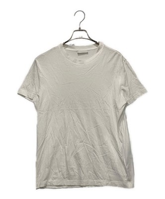 PRADA Crew Neck T-Shirt/ White/ Size: L