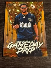 2026 Topps Celebration Series 1 Game Day Drip Gold Julio Rodriguez /50