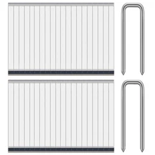 Plantation Shutter Repair Parts - 40 Pack silver 