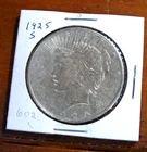 1925-S Peace  silver dollar  uncirculated